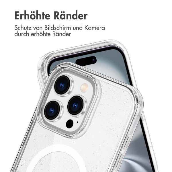 imoshion Sparkle Back Cover mit MagSafe für das iPhone 16 Pro Max - Transparent