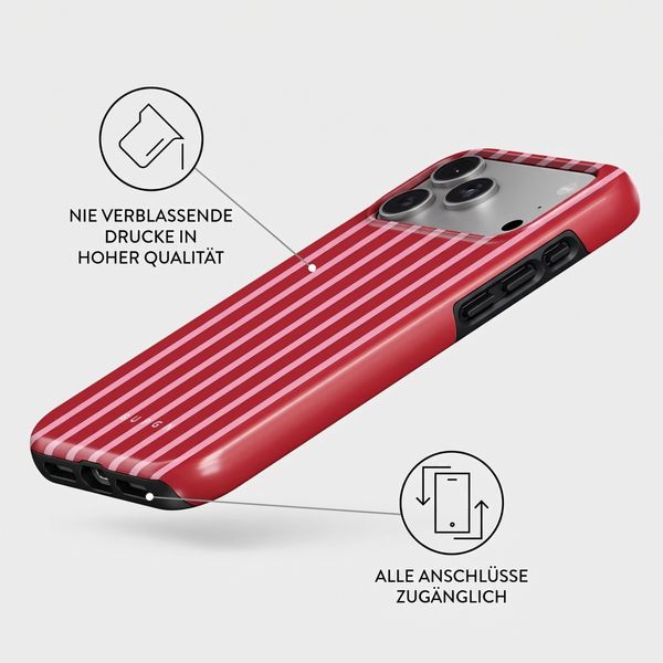 Burga Tough Back Cover MagSafe Apple iPhone 17 Pro Max - Strawberry Jam
