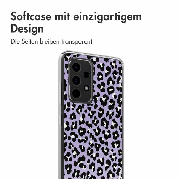 imoshion Design Hülle Samsung Galaxy A52(s) (5G/4G) - Leopard Lilac