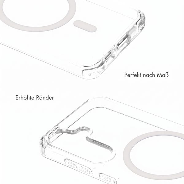 Selencia Rivièra MagSafe Backcover mit abnehmbarem Haken Samsung Galaxy S25 / S24 - Transparent
