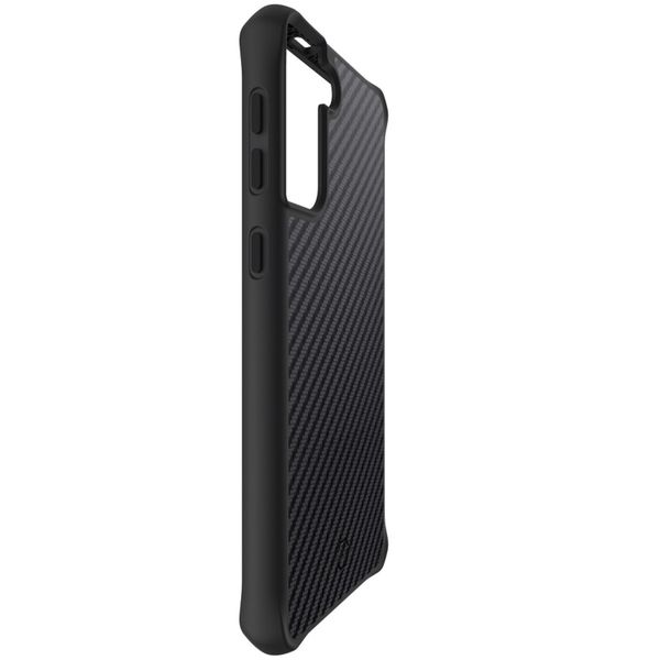 Itskins Hybrid Carbon Backcover Samsung Galaxy S21 - Schwarz