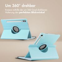 imoshion 360° drehbare Klapphülle Samsung Galaxy Tab S10 Plus / Tab S9 FE Plus / Tab S9 Plus - Hellblau