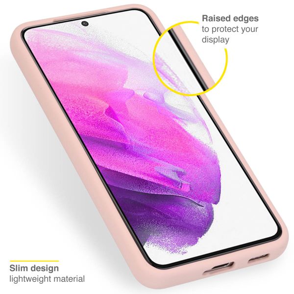 Accezz Liquid Silikoncase für das Samsung Galaxy S22 - Rosa