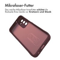 imoshion EasyGrip Back Cover für das Samsung Galaxy A15 (5G/4G) - Aubergine