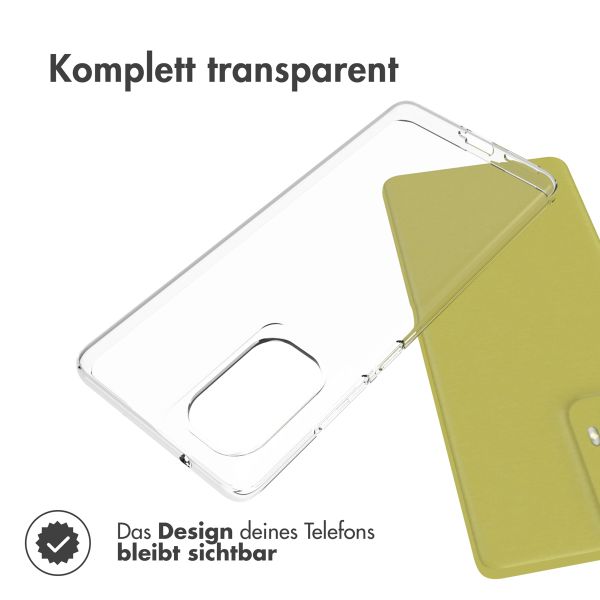 Accezz TPU Clear Cover für das Motorola Moto G85 - Transparent