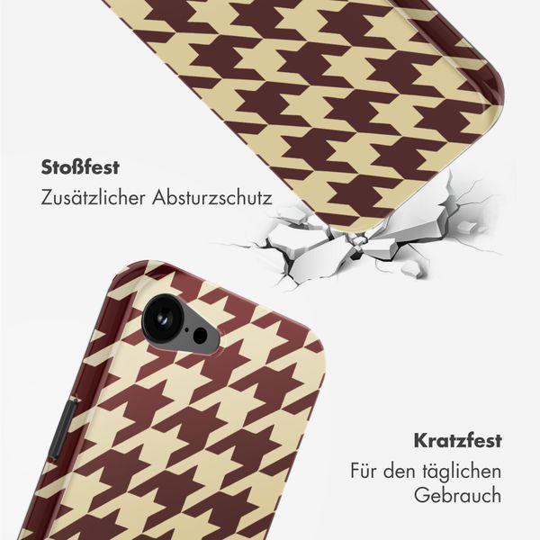 Selencia Vivid Rückabdeckung mit MagSafe Apple iPhone 16e - Pied-de-Poule