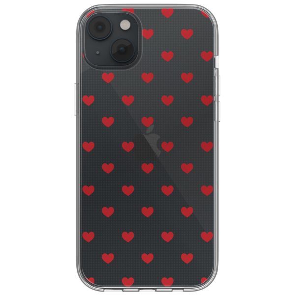 imoshion Design Hülle iPhone 14 - Red Hearts