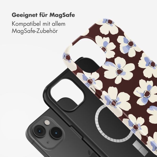 Selencia Vivid Rückabdeckung mit MagSafe Apple iPhone 14 - Choco Flower Pop