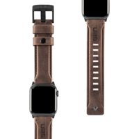 UAG Leather Strap Armband für das  Apple Watch Series 1 t/m 9 / SE (38/40/41 mm) | Series 10 / 11 (42 mm) - Braun