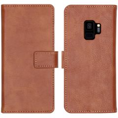 imoshion Luxuriöse Klapphülle Samsung Galaxy S9 - Braun