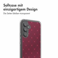 imoshion Design Hülle Samsung Galaxy A54 (5G) - Crush Check Coral Dust