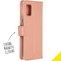 Accezz Wallet TPU Klapphülle für das Samsung Galaxy A31 - Roségold