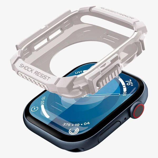 Spigen Rugged Armor™ Hülle für die Apple Watch Series 10 / 11 - 42 mm - Dune Beige