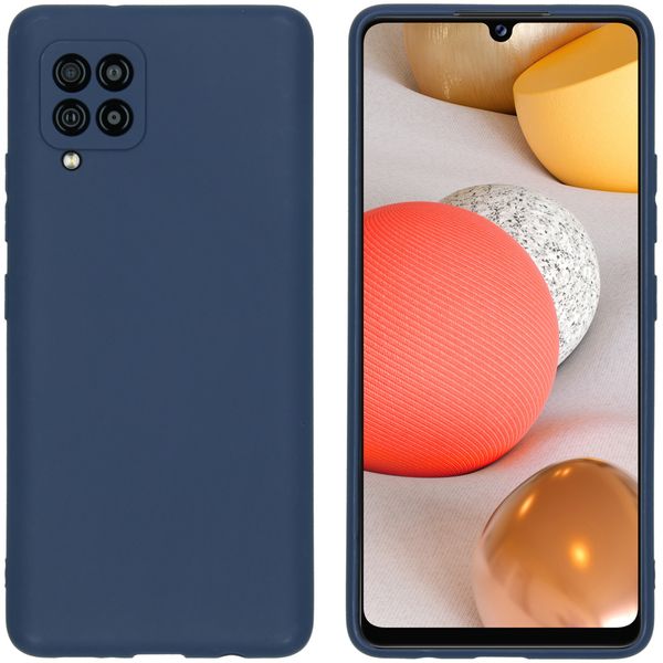 imoshion Color TPU Hülle für das Samsung Galaxy A42 - Dunkelblau