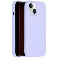 Accezz Liquid Silikoncase iPhone 15 - Violett