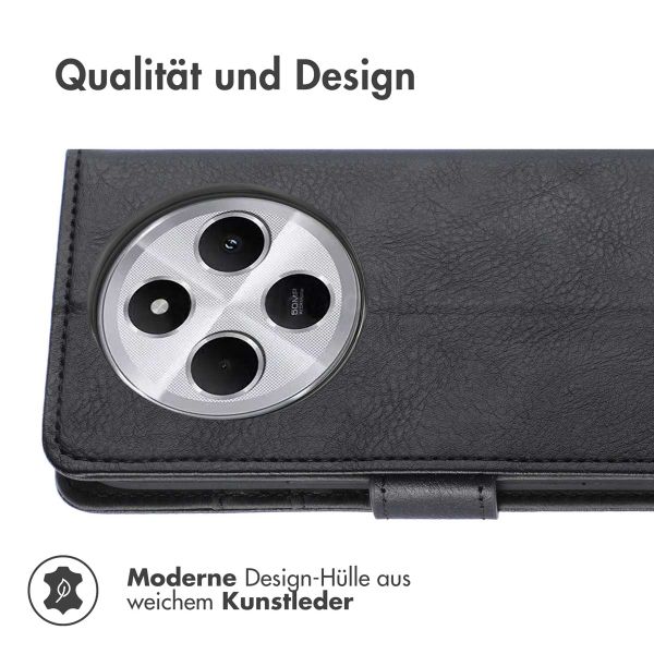 imoshion Luxuriöse Klapphülle Xiaomi Redmi 14C - Schwarz