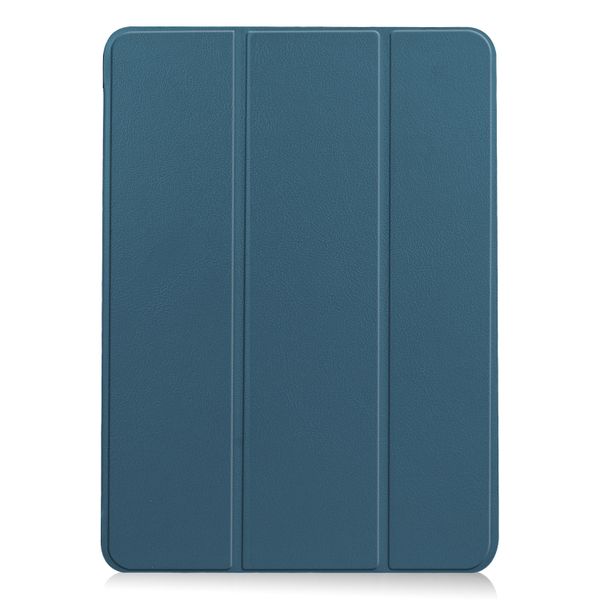 imoshion Trifold Klapphülle Apple iPad Air 11 Zoll (2025) M3 / (2024) M2 / Air 5 (2022) / Air 4 (2020) - Dunkelgrün