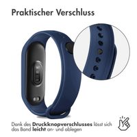 imoshion Silikonarmband für das Xiaomi Mi Band 7 - Dunkelblau