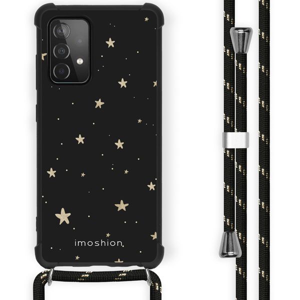 imoshion Design Hülle mit Band Samsung Galaxy A52(s) (5G/4G) - Stars Gold