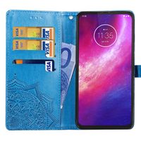Mandala Klapphülle Türkis Motorola One Hyper