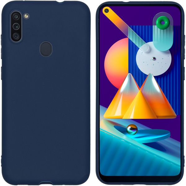 imoshion Color TPU Hülle für Samsung Galaxy M11 / A11 - Dunkelblau