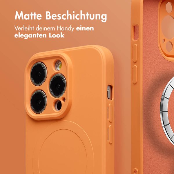 imoshion Color Back Cover mit MagSafe Apple iPhone 15 Pro Max - Neon Orange