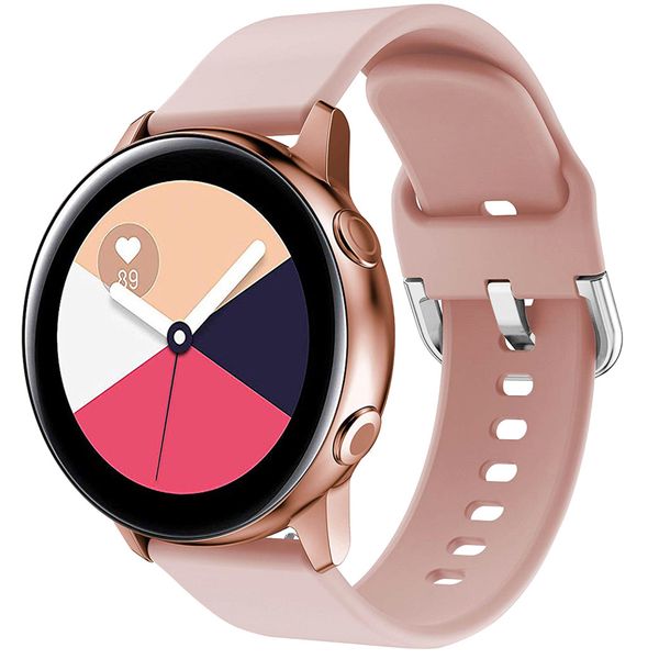 imoshion Silikonband für das  Samsung Galaxy Watch 4 / 5 / 6 / 7 / FE (20 mm) - Rosa
