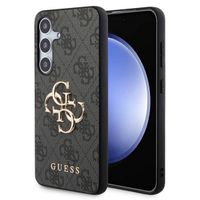 Guess 4G Metal Logo Back Cover Samsung Galaxy S24 Plus - Schwarz