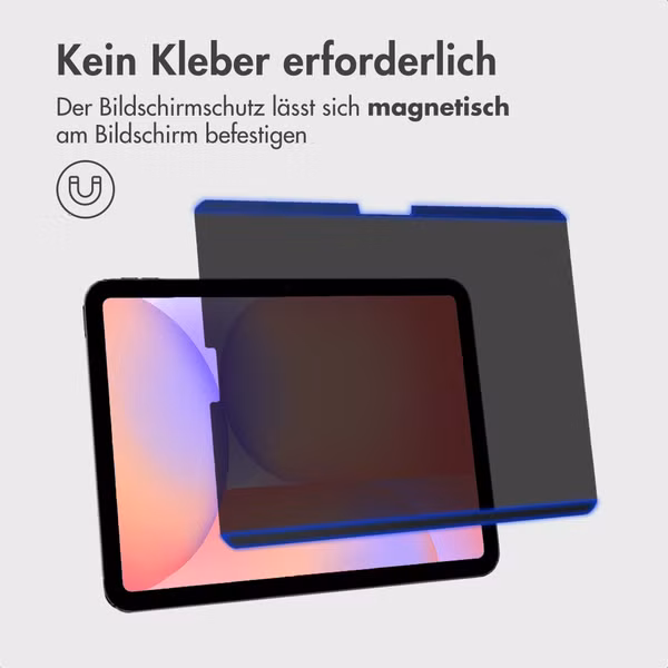 Accezz Magnetischer Sichtschutz-Displayschutz Samsung Galaxy Tab S10 Lite / S10 FE / S9 FE / S9 / S8 / S7