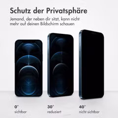 Accezz Privacy Displayschutz aus gehärtetem Glas Apple iPhone 12 (Pro)