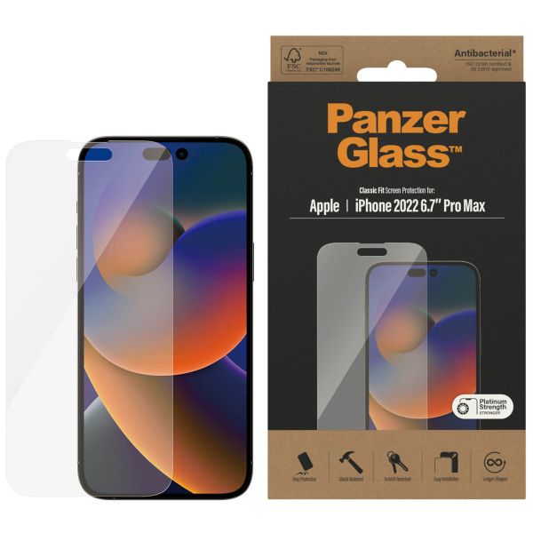 PanzerGlass Antibakterieller Screen Protector Apple iPhone 14 Pro Max