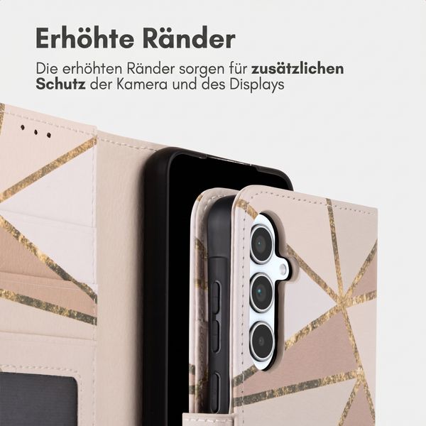 imoshion Design Klapphülle Samsung Galaxy A35 - Beige Graphic