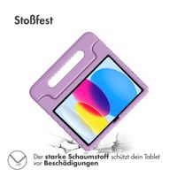 imoshion Schutzhülle mit Handgriff kindersicher für das iPad 11 (2025) 11 Zoll / iPad 10 (2022) 10.9 Zoll - Lila