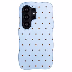 Selencia Vivid Wavy Backcover mit MagSafe Samsung Galaxy S26 Ultra - Happy Dots Digital Sky