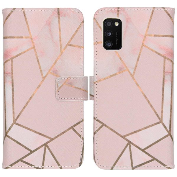 imoshion Design TPU Klapphülle Samsung Galaxy A41 - Pink Graphic