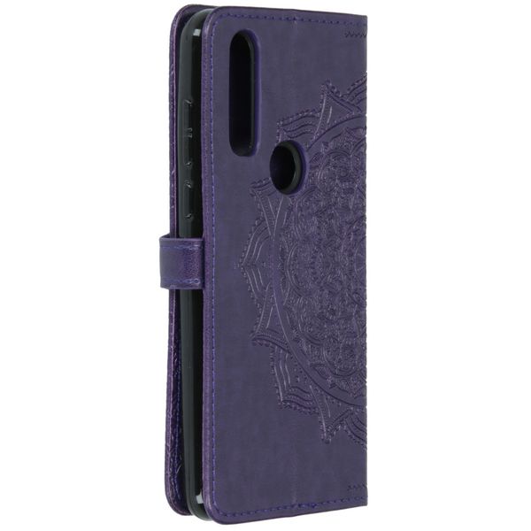 Mandala Klapphülle Violett für das Motorola One Action