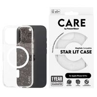 CARE by PanzerGlass Star Lit Case MagSafe für das iPhone 16 Pro - Weiß