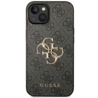 Guess 4G Metal Logo Back Cover Apple iPhone 15 - Grau
