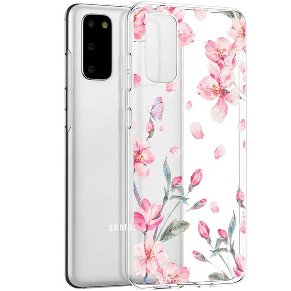 imoshion Design Hülle Samsung Galaxy S20 - Blume - Rosa