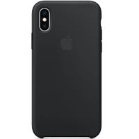 Apple Silikon-Case Schwarz für das Apple iPhone Xs / X