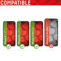 Displex Bildschirmschutzfolie Real Glass Full Cover für das Apple iPhone 11 Pro / Xs / X