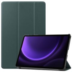 imoshion Trifold Klapphülle für das Samsung Tab S10 FE 10.9 Zoll / S9 FE 10.9 Zoll / Tab S9 11.0 Zoll - Dunkelgrün