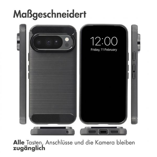imoshion Brushed Back Cover Google Pixel 11 Pro - Schwarz