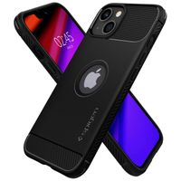 Spigen Rugged Armor Case iPhone 13 - Schwarz