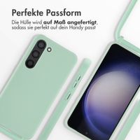 imoshion SilikonHülle mit Band Samsung Galaxy S23 - Mintgrün