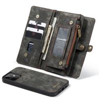 CaseMe Luxuriöse 2-in-1-Portemonnaie-Klapphülle Leder iPhone 12 Mini