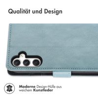 imoshion Luxuriöse Klapphülle Samsung Galaxy A25 (5G) - Hellblau