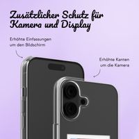 Personalisierte Hülle mit Polaroid iPhone 16 - Transparent