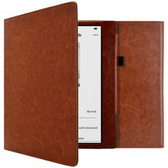 imoshion Vegan Leather Klapphülle Kobo Elipsa 2E - Dunkelbraun