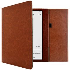 imoshion Vegan Leather Klapphülle für das Kobo Elipsa 2E - Dunkelbraun